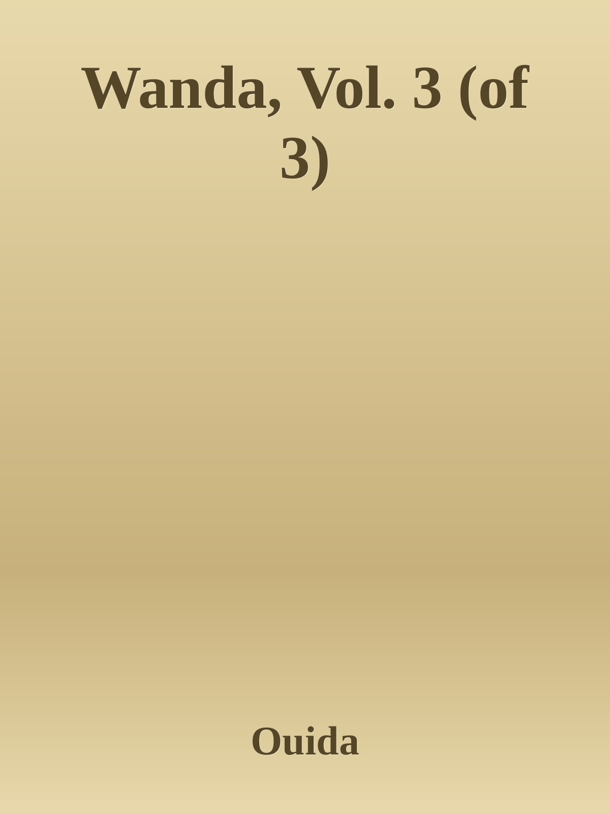 Wanda, Vol. 3 (of 3)